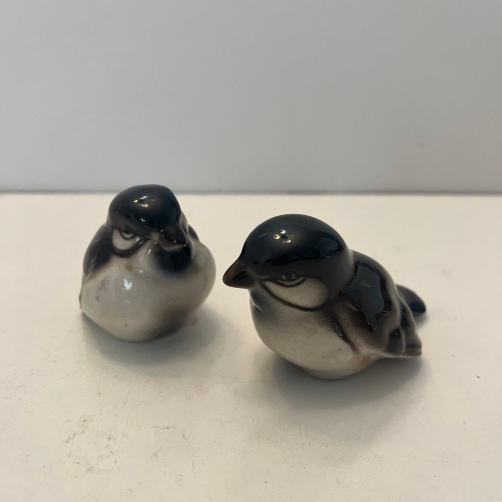 Pair of Fabulous Wien Keramos Bird Figurines, Made in Austria, Brown Bla…